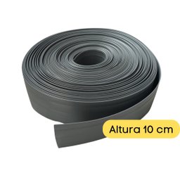 Protetor Fechamento de Portão Grade Cinza 50 Mts + Grampos de Fixação - 6