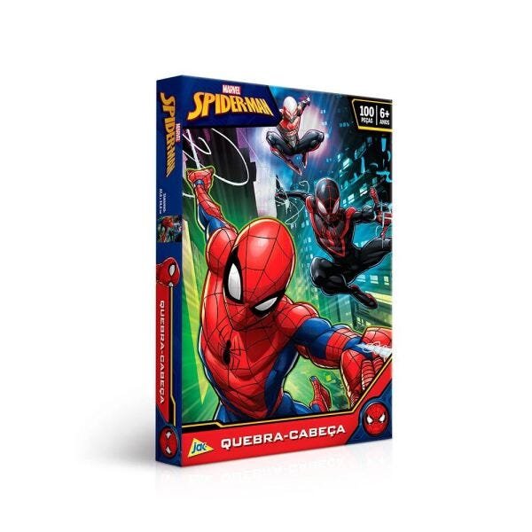 Quebra Cabeça Homem Aranha 100 Peças Toyster - 1