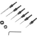 Ver imagem 2 de BROCA COM ESCAREADOR ACO RAPIDO 7/64 - 1/4 COM 8 PECAS