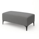 Ver imagem 1 de Banqueta Vegas Puff Sala Quarto Closet Linho Cinza Escuro