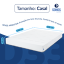 Ver imagem 3 de Colchão Sonos Sense Argentum Casal Ortopédico Espuma D33 138x188x19 a Vácuo