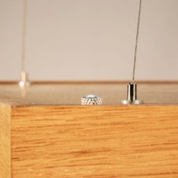 Lustre Pendente de Madeira Quadrado Plafon Moderno Rustico - 3