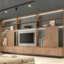 Ver imagem 2 de Painel Ripado Eucatex Ru Cinza Supremo Cx 6 Und - br 2,70m - Única Único