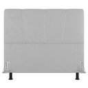 Ver imagem 3 de Cabeceira Cama Box Solteiro Amber 90cm Estofada Sintético Branco - Abmaza