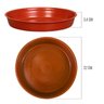 Kit 3 Prato para Vaso Redondo Suporte para Planta 22x3,4cm - 2