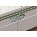 Ver imagem 2 de Conjunto Box Baú Casal: Colchão Espuma Paropas Molas Ensacadas Coliseu + Base Crc Suede White (