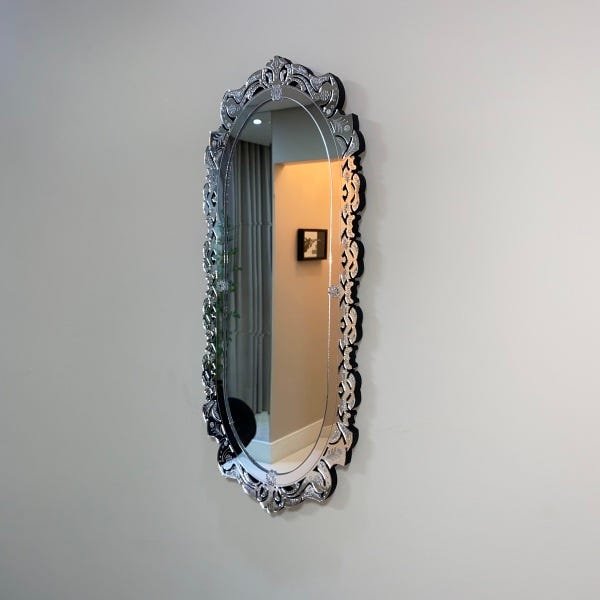 Espelho Decorativo Moldura Corpo Inteiro Bolonha 53x130 - 4