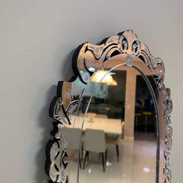 Espelho Decorativo Moldura Corpo Inteiro Bolonha 53x130 - 8