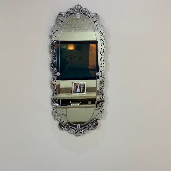 Espelho Decorativo Moldura Corpo Inteiro Bolonha 53x130 - 10