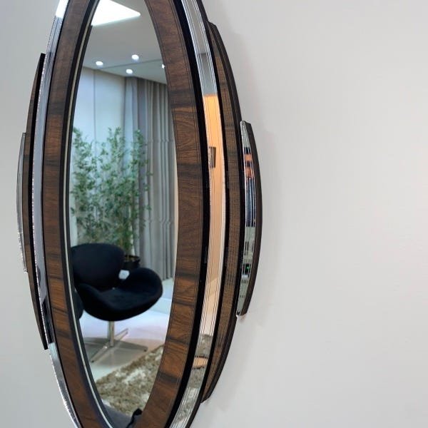 Espelho Decorativo Moldura Corpo Inteiro Vicenza 78x131 - 6