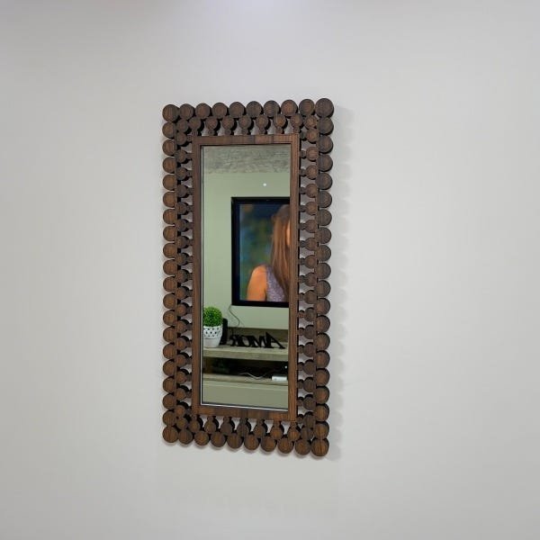 Espelho Decorativo Moldura Corpo Inteiro Palermo 65x130 - 6