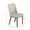 Ver imagem 2 de Conjunto de 8 Cadeiras de Madeira Maciça Kalina Natural com Soft Palha