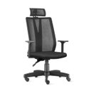 Ver imagem 1 de Cadeira de Escritório Presidente Ergonômica Addit com Apoio Cabeça - Frisokar