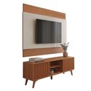 Ver imagem 2 de Rack com Painel Ripado para TV até 65 Polegadas 185x196cm MDF Gaia