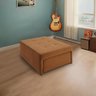 4 em 1 Poltrona, Puff, Chaise e Cama Ares Terracota Estofama - 4