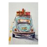 Placa Decorativa 20x30cm Fusca Oficina Vintage Retro Viagem - 1