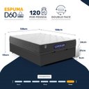 Ver imagem 3 de Cama Box Baú com Colchão Gazin de Espuma D28 Double Face Force Up Casal 138cm