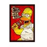 Placa Decorativa - 20x30cm - Homer - Bar - (v055) - 1