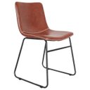 Ver imagem 1 de Cadeira Stilo Estofada em Pu:conhaque