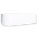 Ver imagem 3 de Cuba Para Banheiro Oval 39x29 Mármore Sintético Luna Cozimax Branco