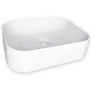 Ver imagem 1 de Cuba Para Banheiro Oval 39x29 Mármore Sintético Luna Cozimax Branco