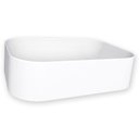 Ver imagem 2 de Cuba Para Banheiro Oval 39x29 Mármore Sintético Luna Cozimax Branco