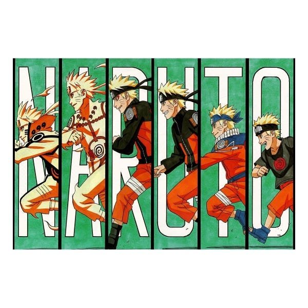 Placa Decorativa 45x30cm Naruto Anime Geek (gh263) - 1