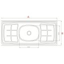 Ver imagem 2 de Pia de Cozinha Inox Bali 120 cm GhelPlus