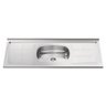 Pia de Cozinha Inox Bali 120 cm GhelPlus - 1