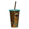 Copo Térmico com Canudo - Scooby Doo - 500ml - 1