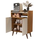 Ver imagem 3 de Balcão / Aparador Buffet Wind Retro 2 Portas:nature / Off White