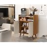 Balcão / Aparador Buffet Wind Retro 2 Portas:nature / Off White - 4