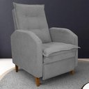 Ver imagem 1 de Poltrona Reclinável Leeds Boucle Cinza