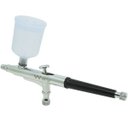 Ver imagem 2 de Caneta Aerógrafo Aerográfica Pistola Dupla Ação Profissional 0,3 mm 2 Canecas Importway IWCA-2C