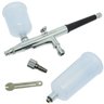 Kit 2 Canetas Aerógrafo Aerográfica Pistola Dupla Ação Profissional 0,3 mm 2 Copos Importway - 5