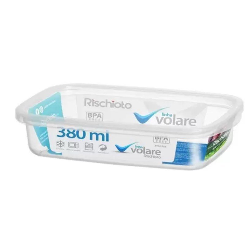 Pote Mantimento Retangular Volare 380ml Rischioto - 2