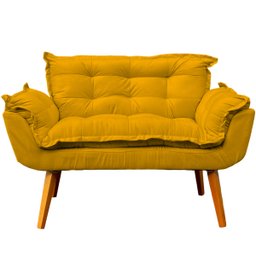 Kit Namoradeira Decorativa + 2 Poltronas Reforçadas Para Amamentação Suede - 3