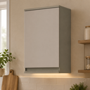 Ver imagem 1 de Armário Aéreo Henn Évelin 35cm 1 Porta MDF com Prateleira e Puxador em Alumínio