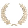 Kit 50 Coroa de Louro 8cm ( 5 par de folha) ramo de trigo mdf - 2