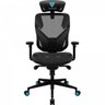 Cadeira Ergonomica Yama5 Preto/Cyan THUNDERX3 - 2