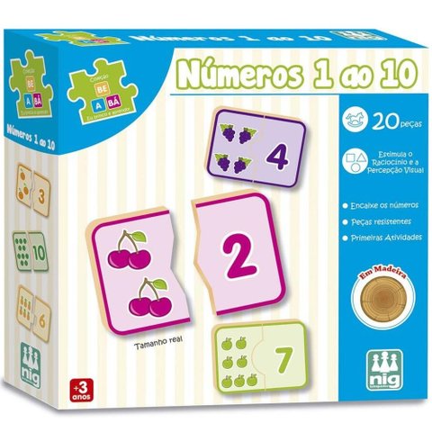 Jogo Numeros 1 Ao 10 - Nig