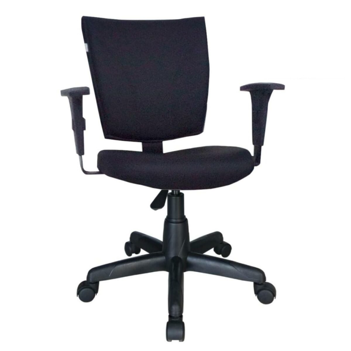 Cadeira B-ONE Giratória com Braços Reguláveis – Cor Preta – MARTIFLEX - 1