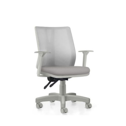 Cadeira Ergonômica Frisokar Addit Diretor CINZA, Base Metálica, Rodinha em Nylon e Pistão Classe 3 - 1