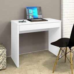 Escrivaninha Slim Zanzini 1 Gaveta 90cm - 1 Escrivaninha Slim Zanzini 1 Gaveta 90cm - 1