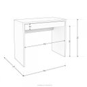 Ver imagem 3 de Escrivaninha Slim Zanzini 1 Gaveta 90cm