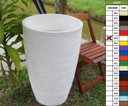 Ver imagem 7 de Kit 2 Vaso Planta 80x50 Oval Moderno Polietileno BGPLASTICOS BRANCO 006