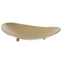 Ver imagem 1 de Centro de Mesa Metal 23x18cm Dourado Florarte Flor Arte
