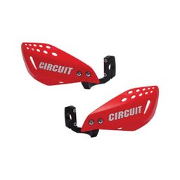 Par Protetor Mão Vector Circuit Haste Nylon Vermelho/Branco - 1