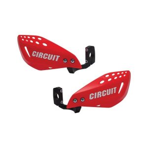 Par Protetor Mão Vector Circuit Haste Nylon Vermelho/Branco