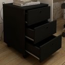 Ver imagem 3 de Escritório Completo Plus 5 Gavetas Freijó/ Preto - Artany Móveis